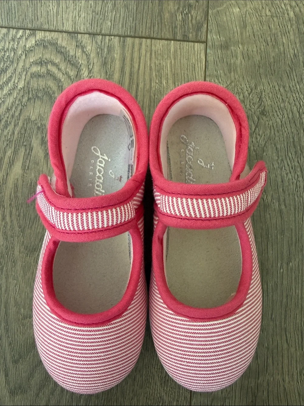 Jacadi Ballerinas Sneaker Girl Shoes 3 Pairs Size 24 & 25